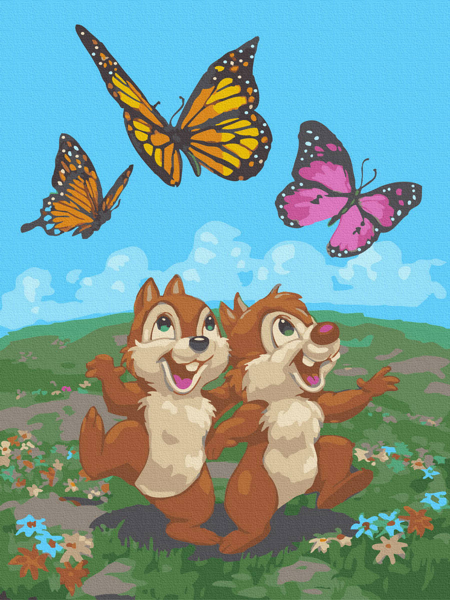 

Картина по номерам Чип и Дейл (ATE0034) 30 х 40 см (Без коробки)