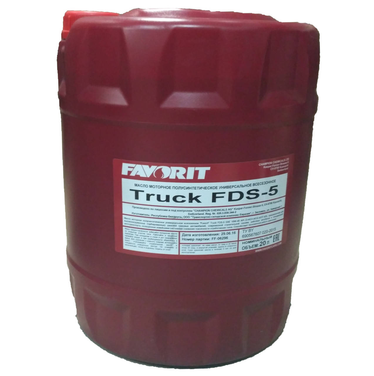 

Моторное масло FAVORIT Truck FDS-5 10w40 20л