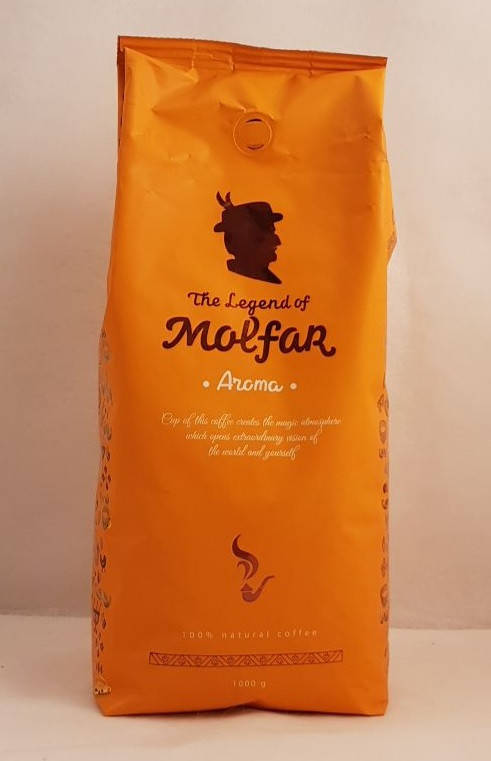 

Зерновой кофе с ирландским кремом Легенда Мольфара Арома Aroma 1 кг