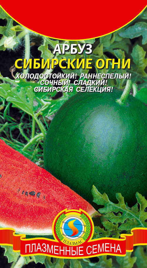 

Арбуз Сибирские огни 1 г (Плазменные семена)