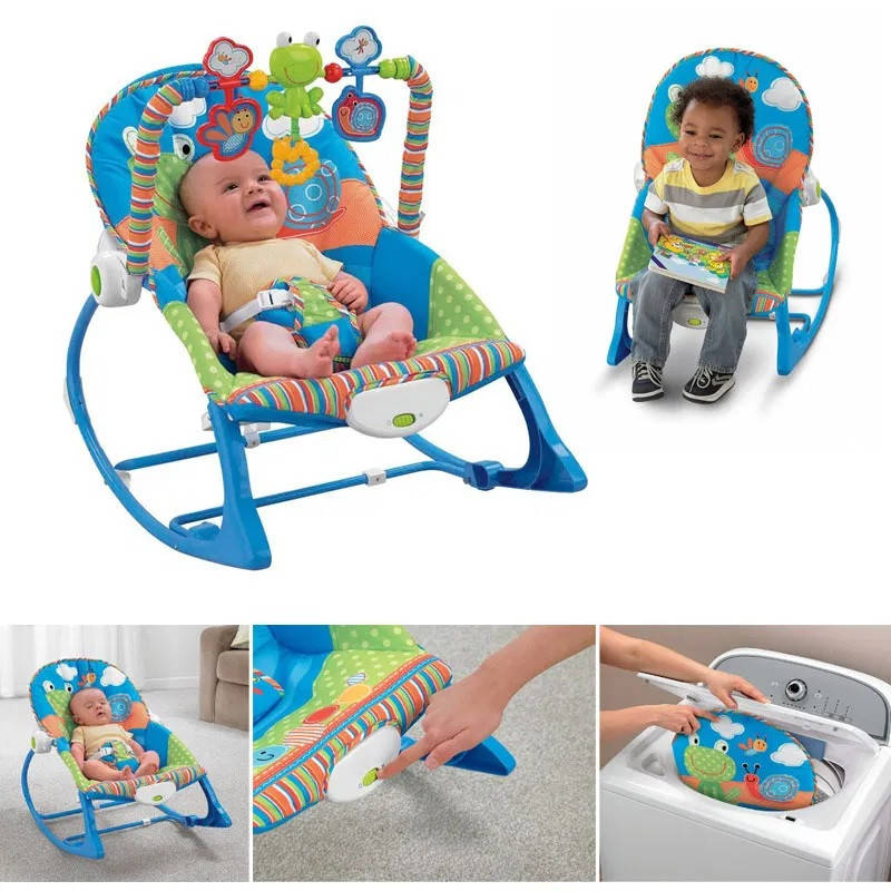 

Кресло-качалка ibaby с режимом вибрации и дугой с игрушками
