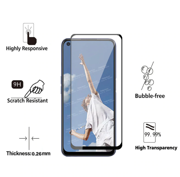 

Защитное стекло для OPPO A72 черный