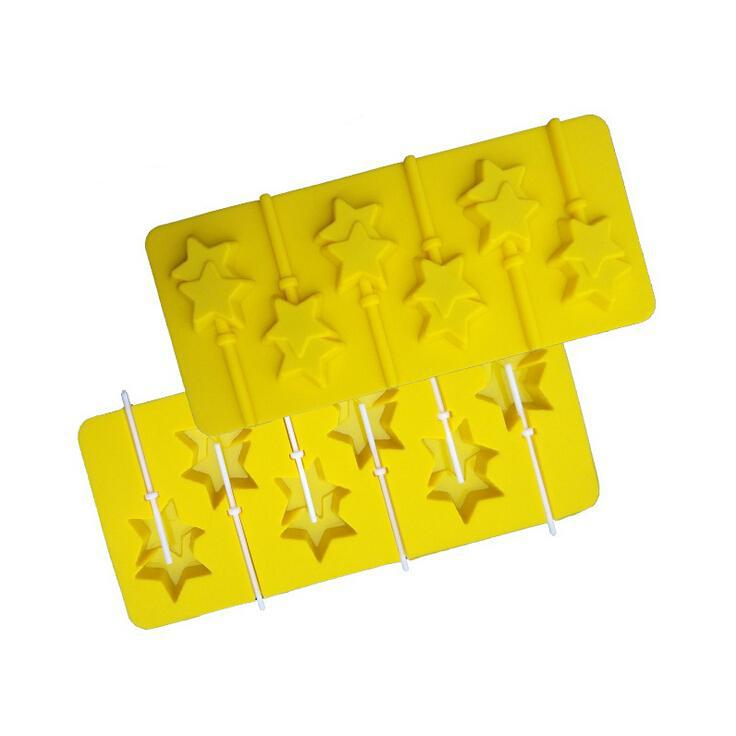 

Форма для леденцов на палочке Звездочки 24 см 9,5 см, Разные цвета