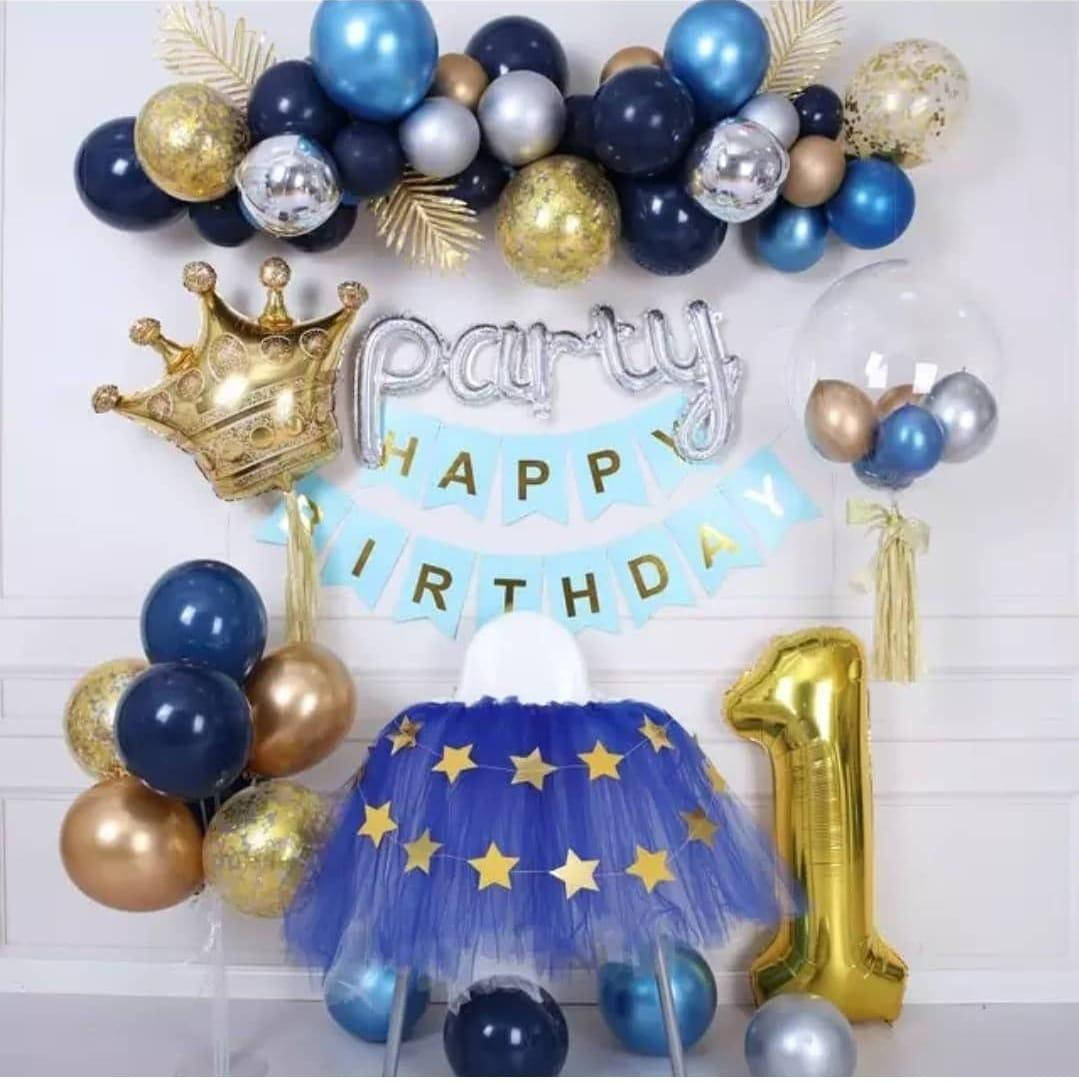 

Фотозона из шаров ЗВЁЗДНАЯ | Для мальчика