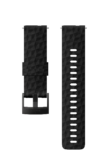 

Силиконовый ремешок для смарт-часов 24 EXP1 SILICONE STRAP BLACK/BLACK РАЗМЕР M ЧЁРНЫЙ