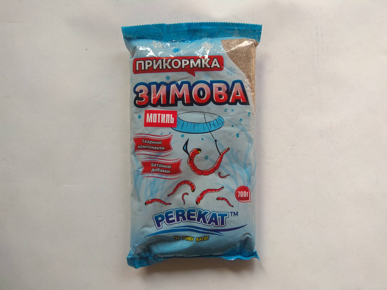 

Зимняя прикормка Perekat Мотыль 700гр