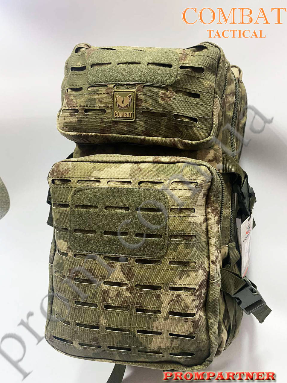 

Рюкзак военный COMBAT TACTICAL, 45 литров, молли, цвет мультикам (нагрузка 50 литров), Камуфляж