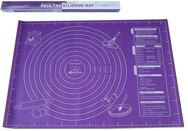 

Коврик для раскатки теста фиолетовый 60 х 45 170430