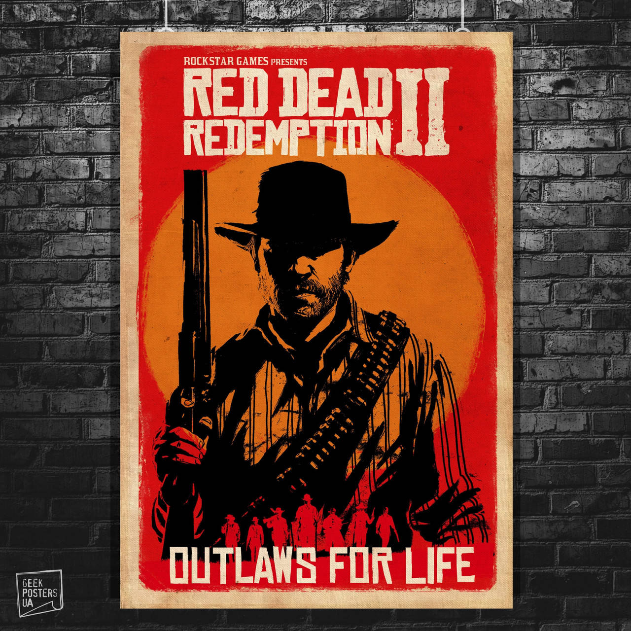 

Постер Red Dead Redemption 2, RDR 2. Размер 42x28см (A3). Матовая бумага