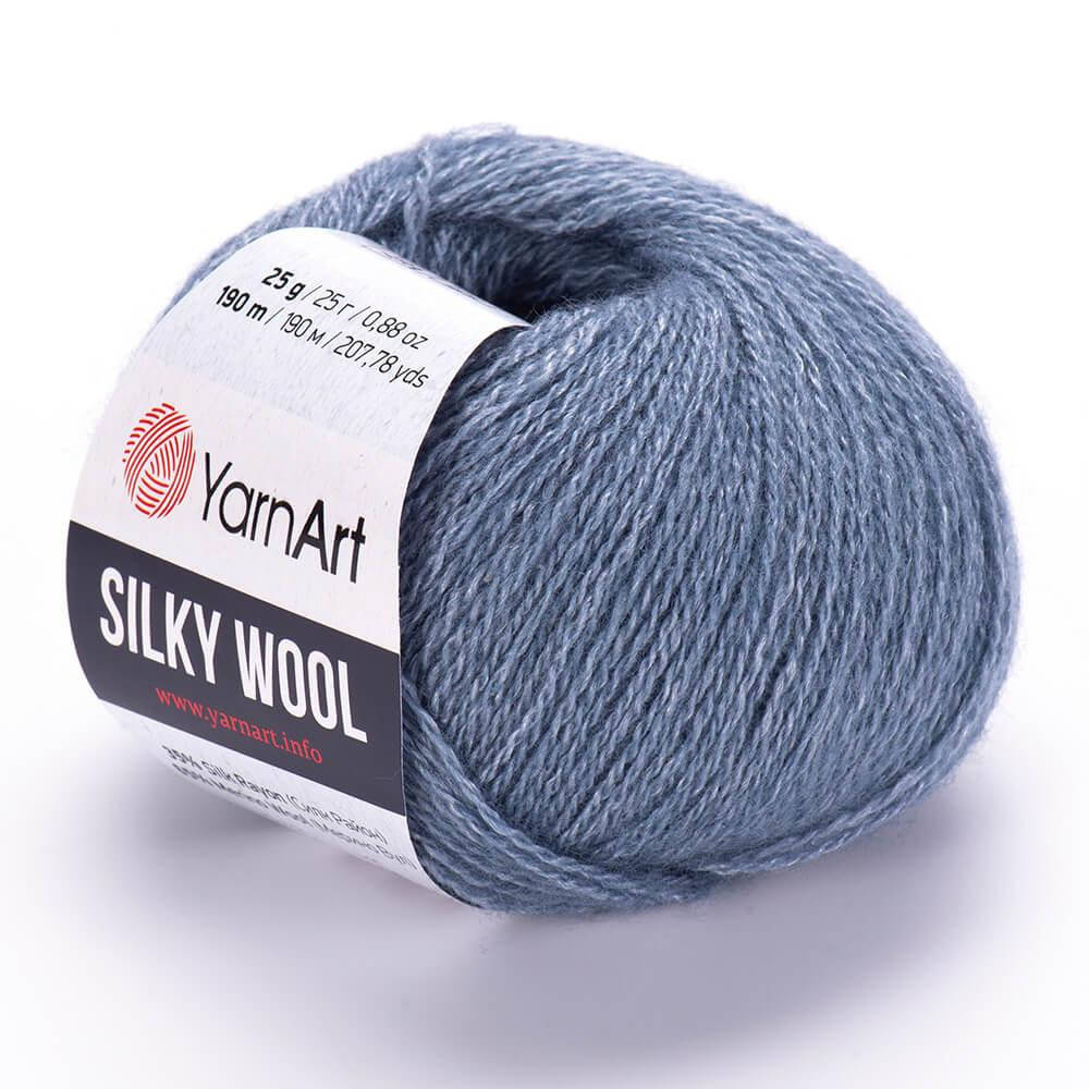 

Yarnart Silky Wool серый №331