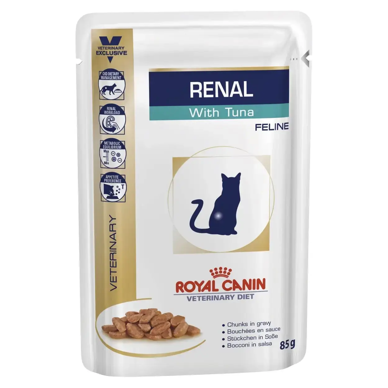 

Влажный корм для кошек, при заболеваниях почек Royal Canin Renal 85 г (тунец)