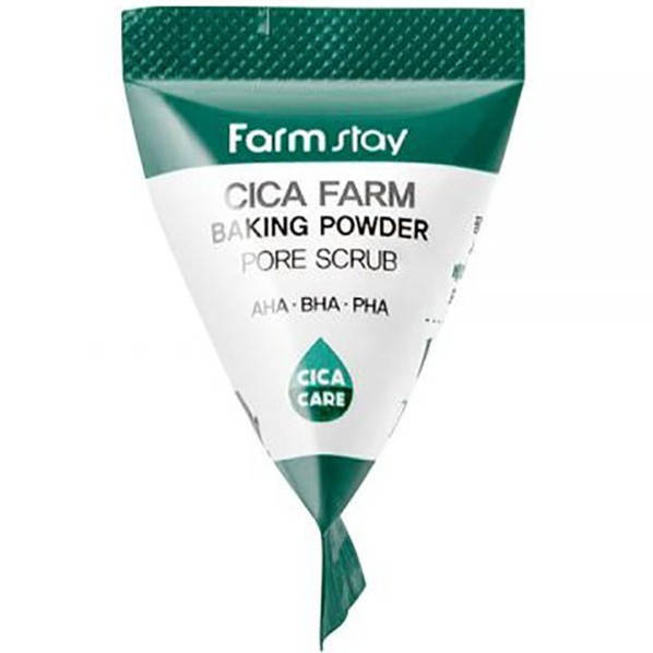 

Корейский скраб для лица с центеллой FarmStay Cica Farm Baking Powder Pore Scrub