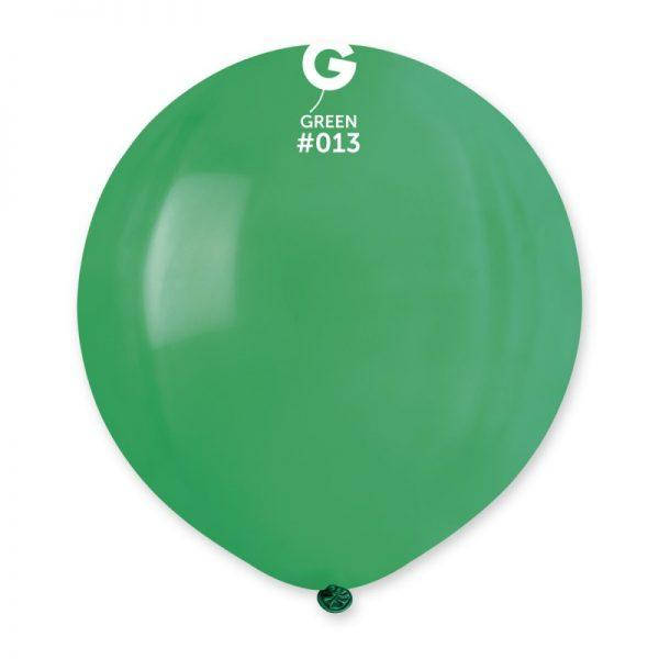 

Латексный шар пастель зеленый темный 19"/ 13 / 48см Green, Зелёный