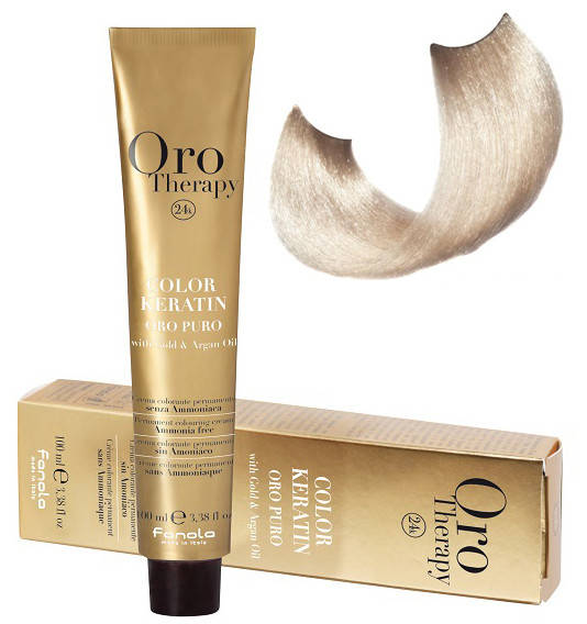 

Крем-краска безаммиачная для волос Fanola Oro Therapy №11/0 Superlight platinum blonde 100 мл