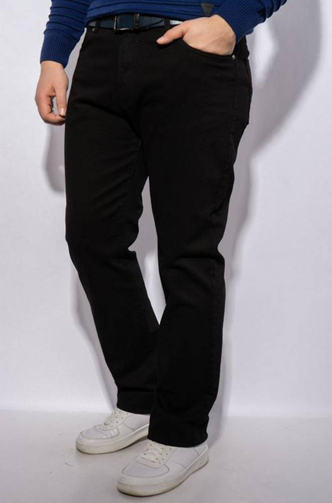 

Джинсы мужские черные на флисе AAA 136475M