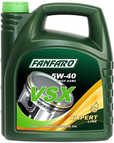 

Масло моторное синтетическое FANFARO FF VSX 5w40 4л 200155