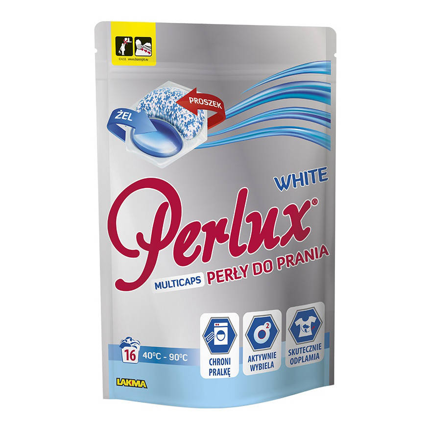 

Капсулы для стирки PERLUX WHITE 16шт/уп