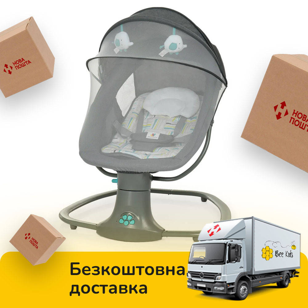 

Укачивающий центр шезлонг Mastela 8105 Мятный