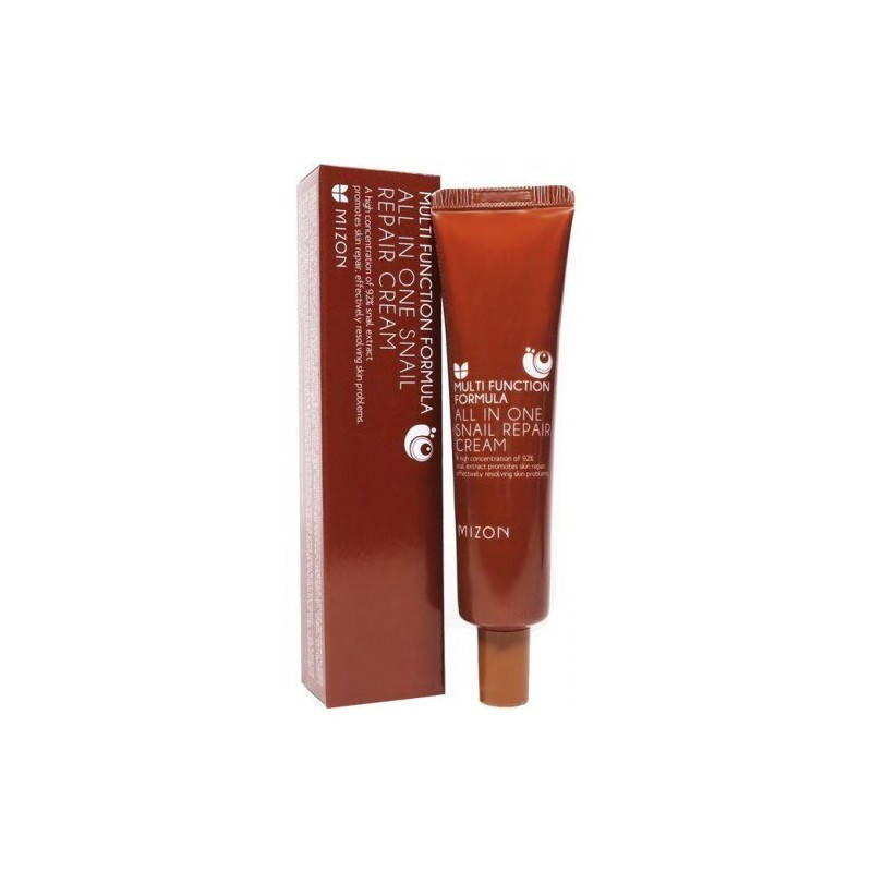 

Улиточный крем 92% MIZON ALL IN ONE SNAIL REPAIR CREAM, 35 мл