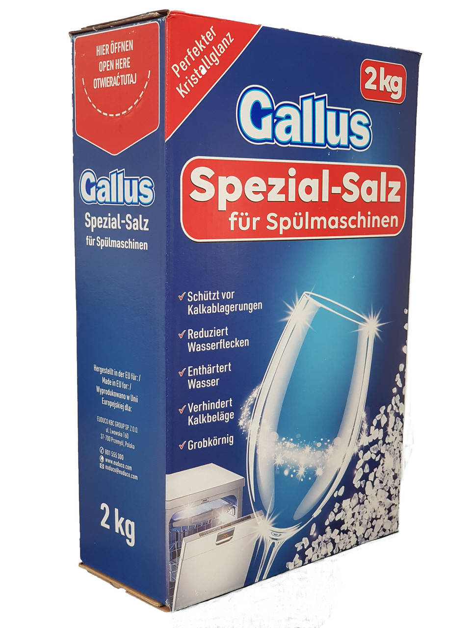 

Соль для посудомоечных машин Gallus 2кг