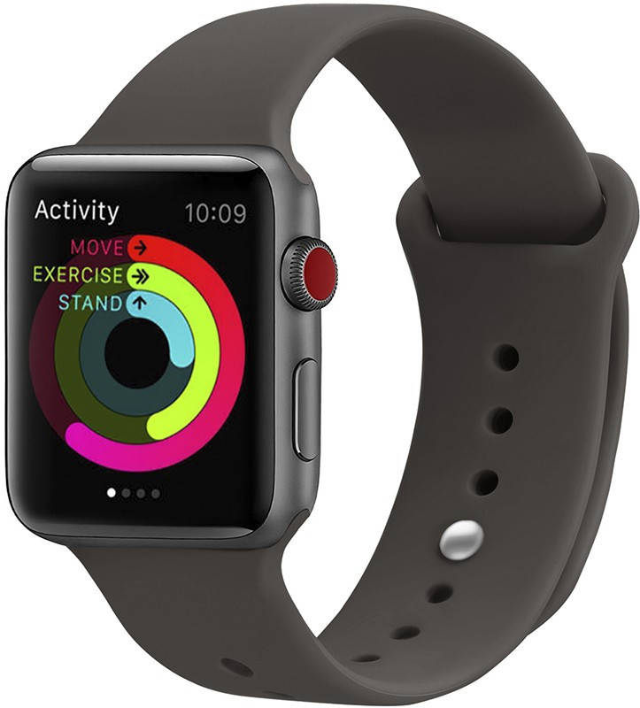 

Ремешок UWatch Silicone Strap for Apple Watch 42/44 mm Cocoa
