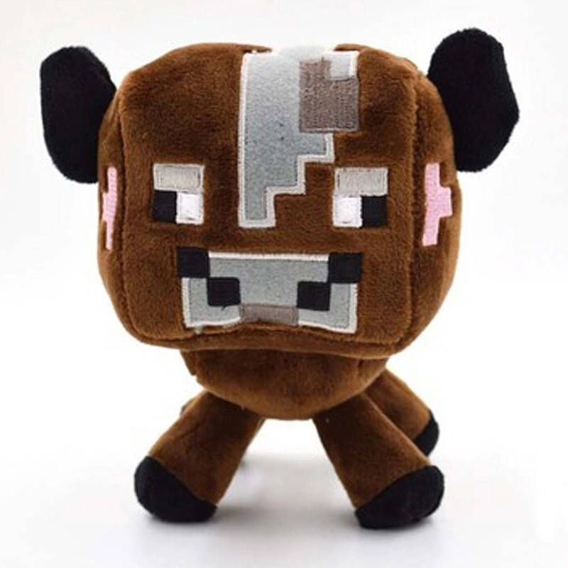 

Мягкая игрушка Коричневая корова из Майнкрафт minecraft, Коричневый