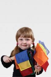 

Набор разноцветных флажков (7 шт)