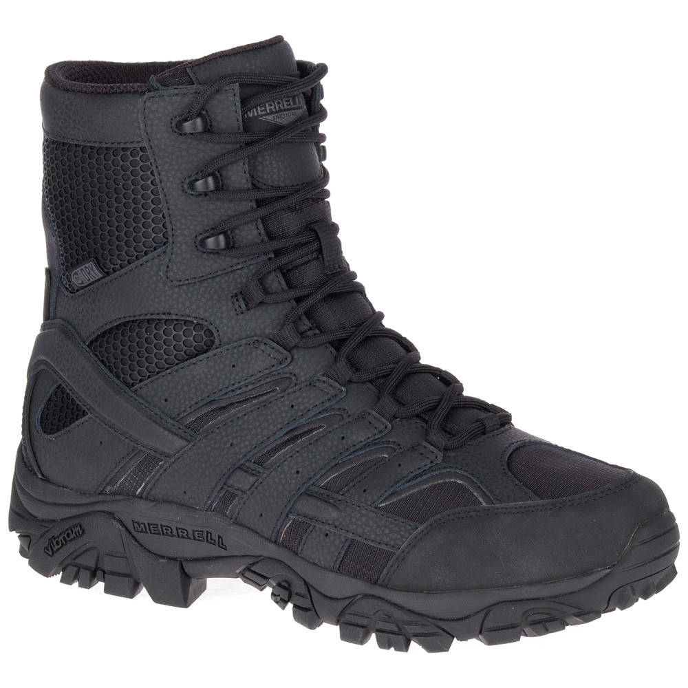 

Мужские зимние тактические ботинки Merrell j15845, Черный