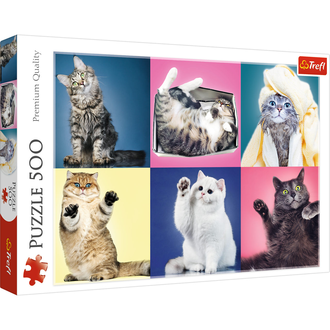 

Пазли 500 елементів "Котики" / Trefl, 37377, TREFL