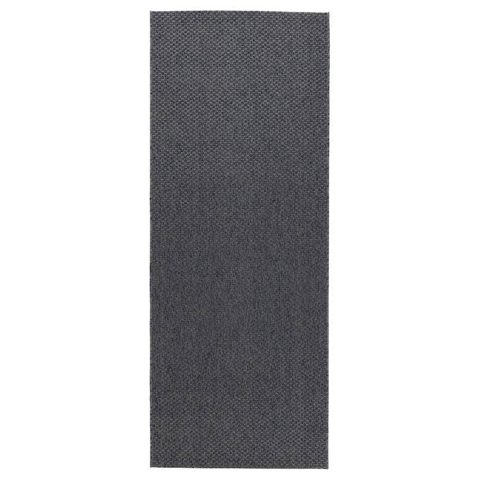 

Ковер IKEA MORUM безворсовый, темно-серый, 80x200 см 102.035.73