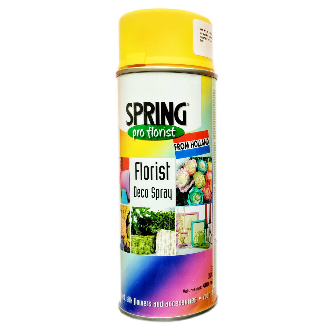 

Краска для живых цветов SPRING 080 (400 мл) желтая