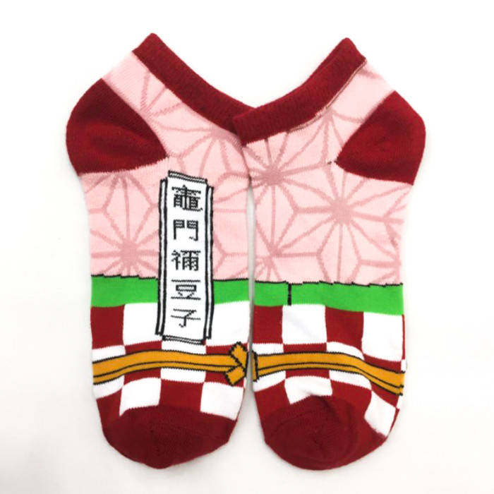 

Носки узор Незуко Клинок, рассекающий демонов - Demon Slayer, Kimetsu no Yaiba (13941)