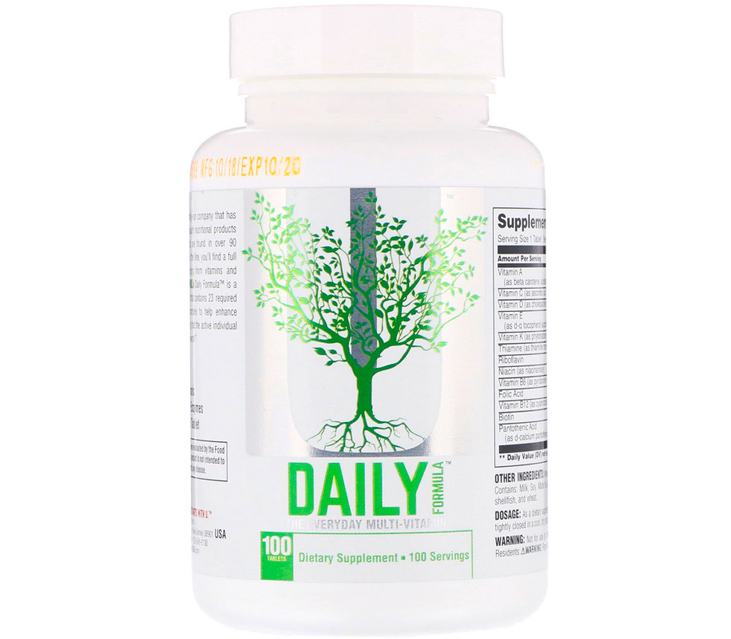 

Daily Formula Universal Nutrition, 100 таблеток
