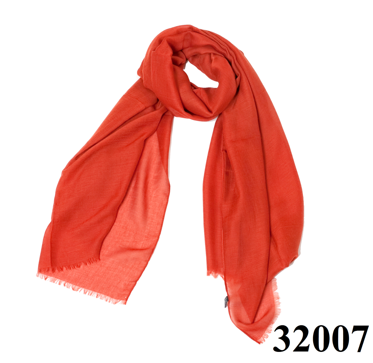 

Шарф женский длинный красивый и стильный из полиэстера легкий бриз цвет красный 174х70 см, Терракота