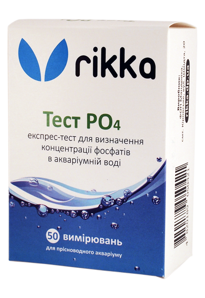 

PO4 тест для аквариумной воды, Rikka тест PO4.
