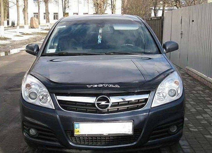 

Дефлектор на капот (мухобойки) Opel Vectra C 2006-2008 /рестайлинг