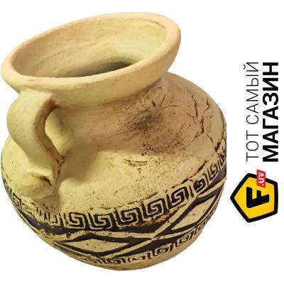 

Украина Горшок шамотный наклоннный фигурный 20 л коричневый