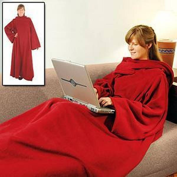 

Согревающий плед-одеяло с рукавами Snuggie Blanket (Снагги), Качество s