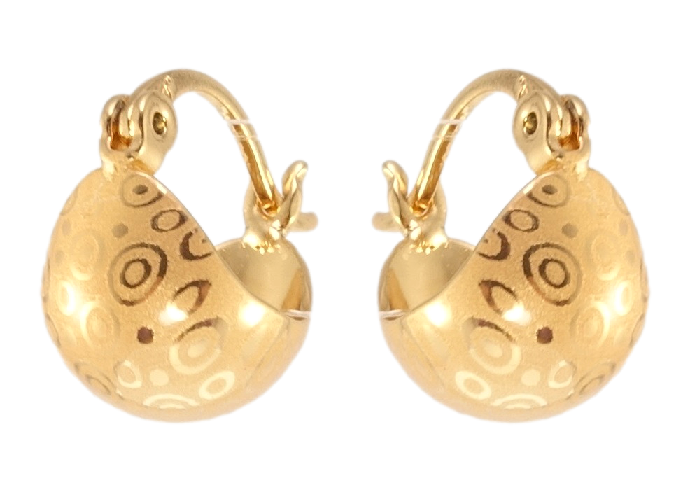 

Серьги Xuping Позолота 18K замок-булавка "Корзинки с узором напылением"