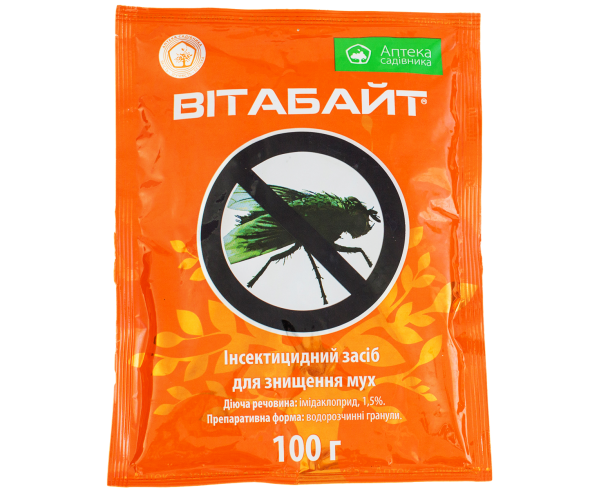

Витабайт (100г)-средство от мух