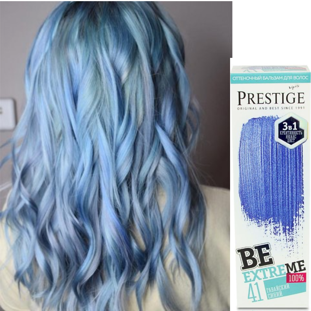 

Оттеночный бальзам для волос Vip's Prestige Be Extreme № 41 "Гавайский синий"
