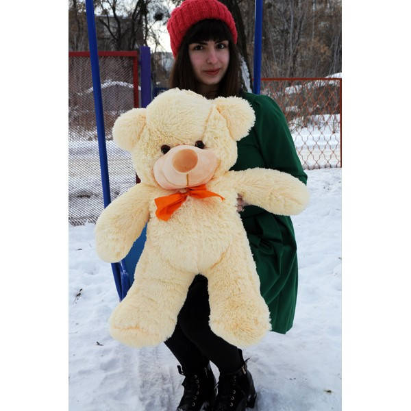 

Плюшевый медведь "Нестор" Кремовый 80 см