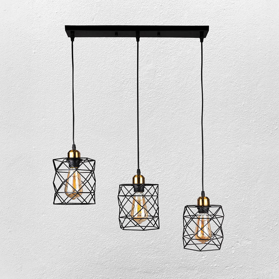 

Люстра лофт 56-PR105F-3 BK+BRONZE, Черный