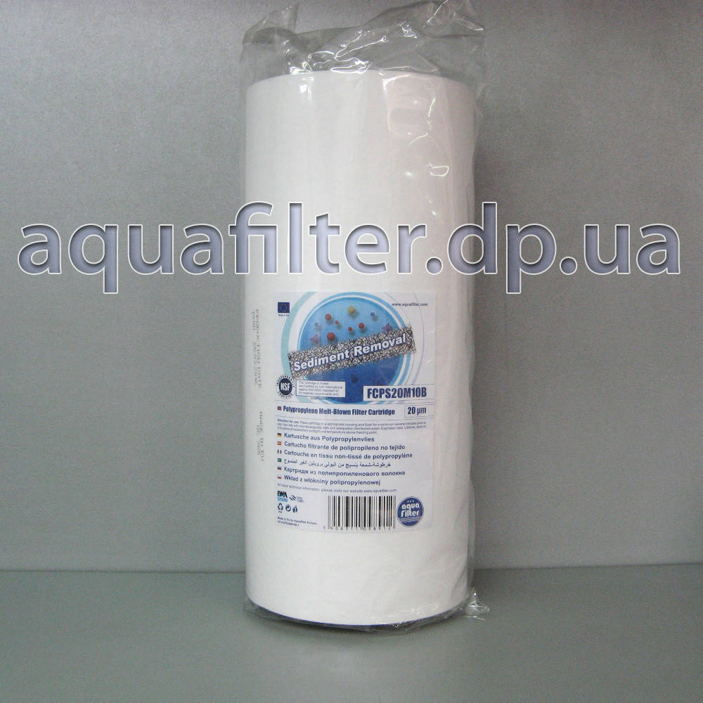 

Картридж полипропиленовый Aquafilter FCPS20M10B 20 мкм 10 Big Blue 10BB