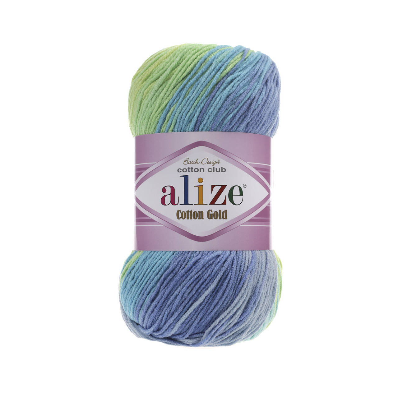 

Пряжа Alize Cotton Gold Batik 4146 сине-зеленый