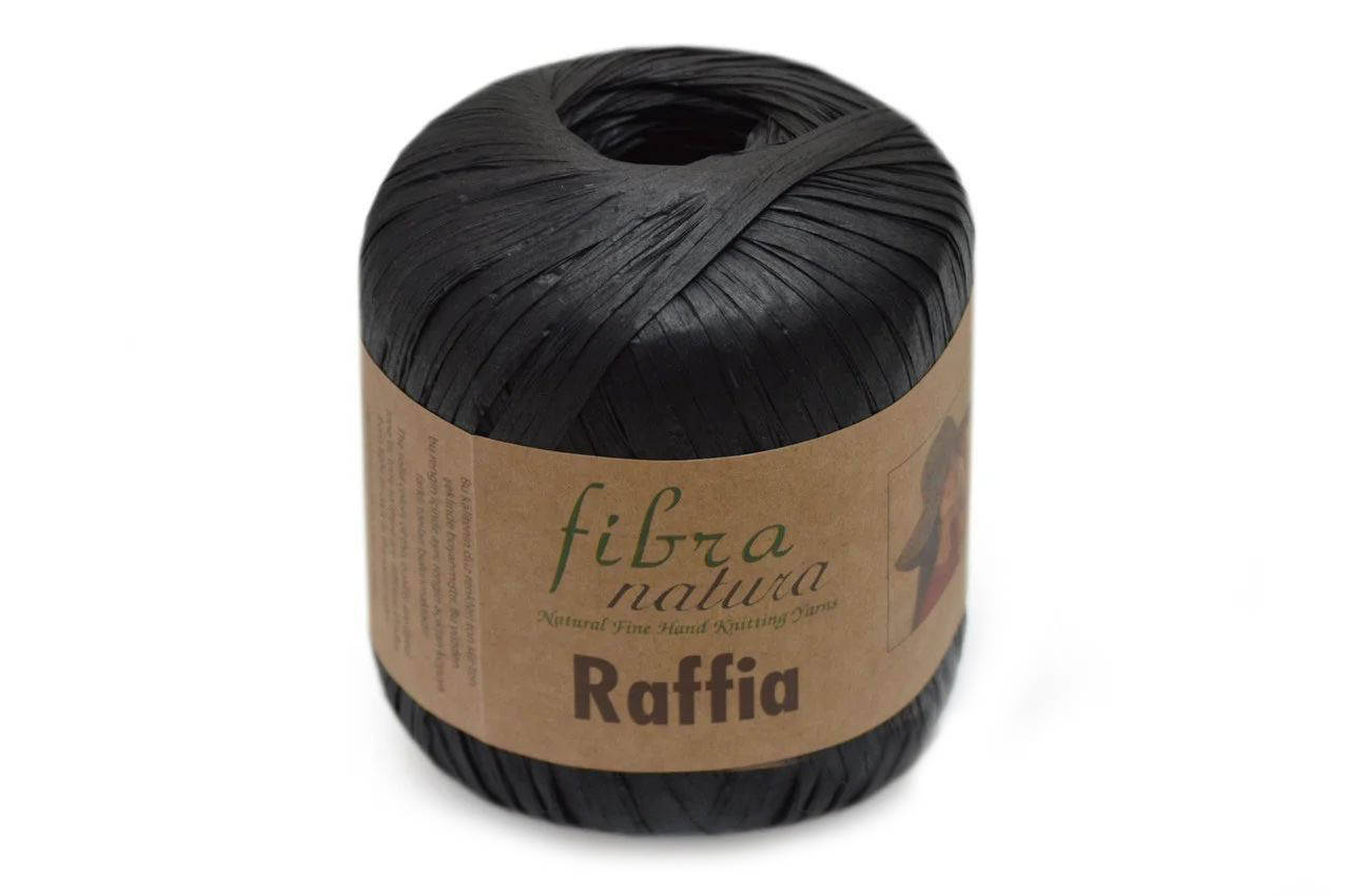 

FibraNatura Raffia, Черный №116-12