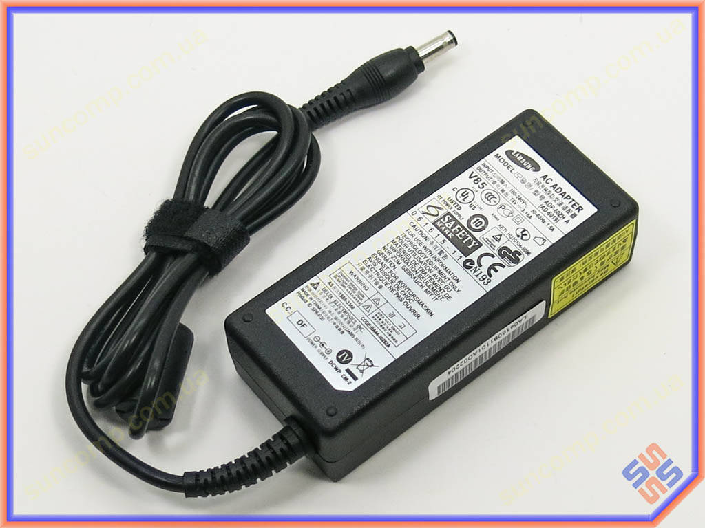 

Блок питания для Samsung R440, R439, R431, R430, R429, R428, R423, Q428, Q322 (19V 3.16A 65W (5.5*3.0+Pin)).