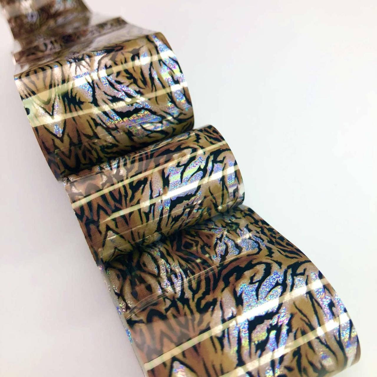 

Фольга для маникюра животный принт №7 50см, Разные цвета