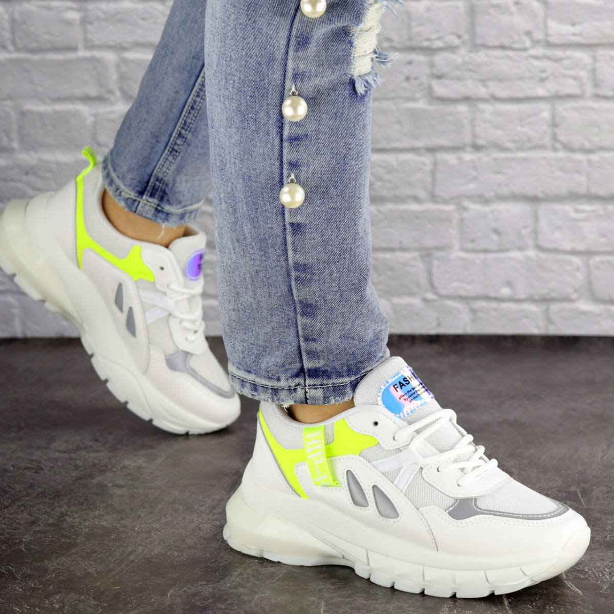 

Женские кроссовки Fashion Gabbie 1517 39 размер 24,5 см Белый