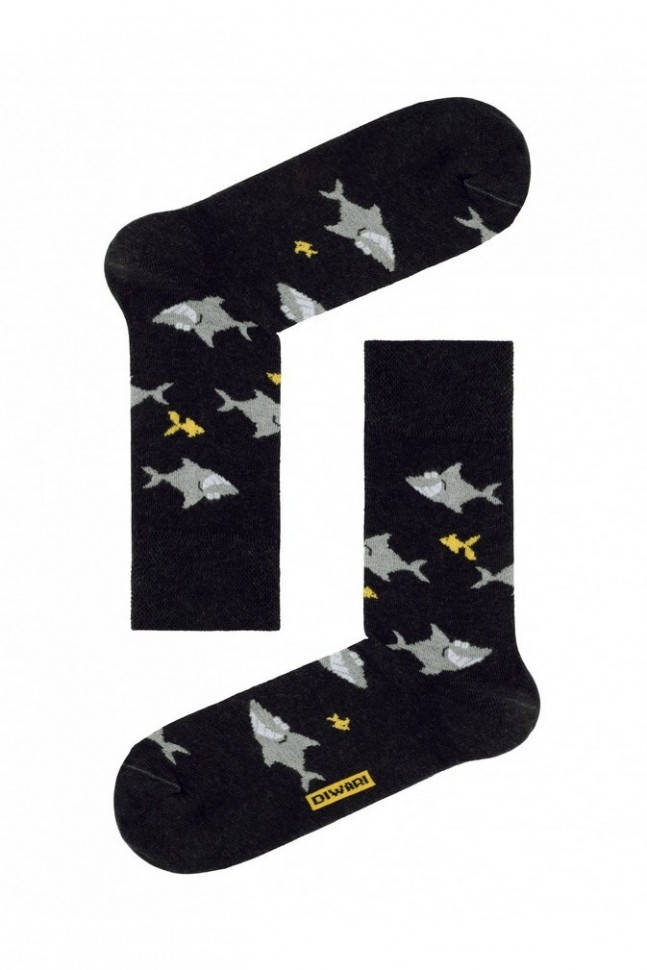 

Носки мужские Diwari Happy (058), 27 (42-43), черный
